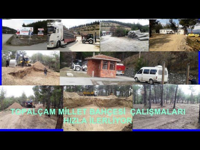 BOYABAT TOPALÇAM MİLLET BAHÇESİ ÇALIŞMALARI HIZLA İLERLİYOR