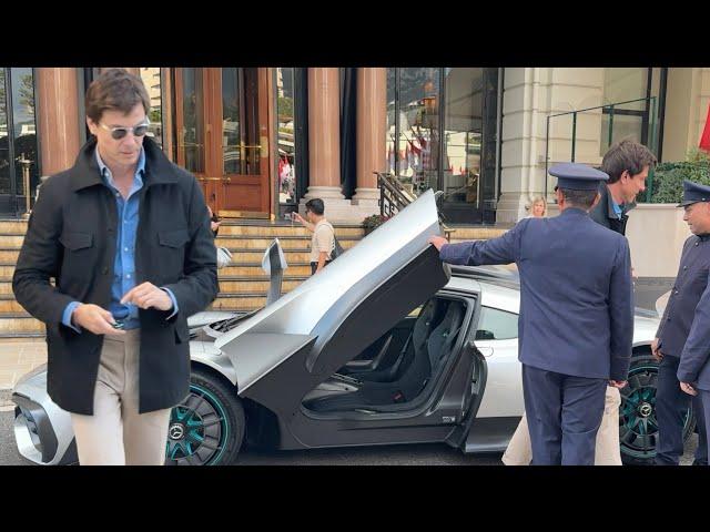 Billionare F1 Boss TOTO WOLF (Mercedes CEO, Director) Driving AMG ONE in Monaco ! @emmansvlogfr