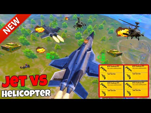 OMG! JET Battles in New PAYLOAD 3.3 | Destroying TANK + Helicopter With Fighter JET PUBG Mobile