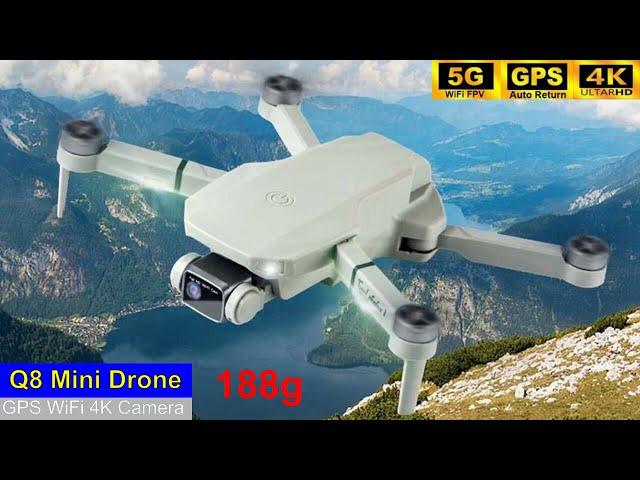 Q8 GPS 4K Long Range Brushless Mini Drone (188g) – Just Released !