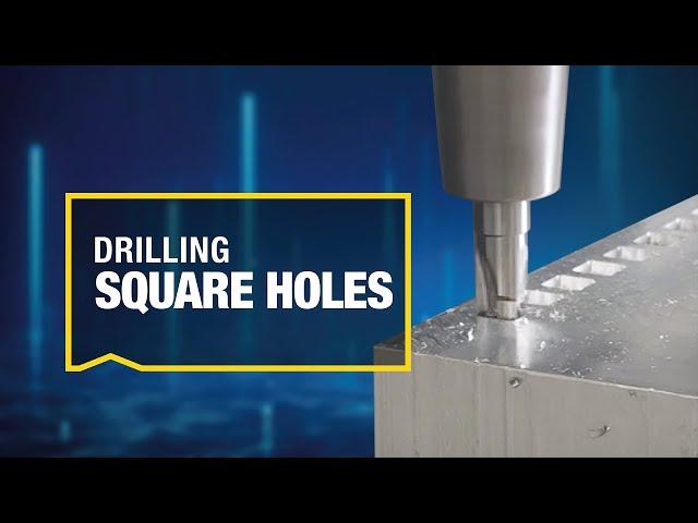 Bearbeitung quadratischer Bohrungen | Machining square holes | MAPAL Dr. Kress KG