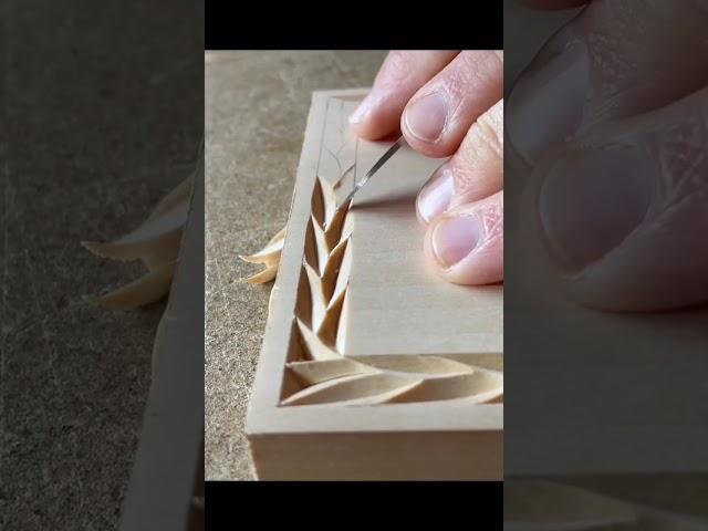 AmazingChina: Freehand Wood Carving (Chip Carving)