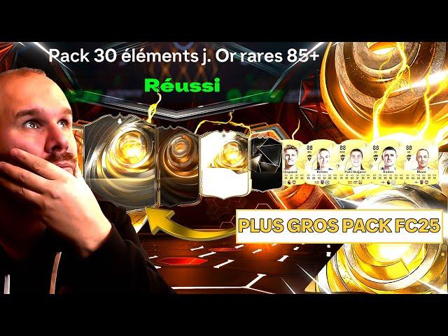 J OUVRE LE PACK 85X30 ! LE PLUS GROS PACK DE FC25 C EST MAINTENANT !