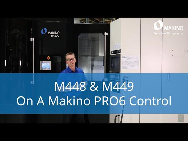 Makino Tech Tip - DA300 m448 m449