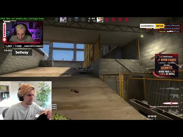 XQC REACTS TO KENNYS INSANE AWP FLICKS