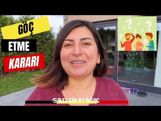  Her Şeyi Bırakıp Avrupaya Yerleşmek :Türkiye'den Belçika'ya Göç Etme Kararı