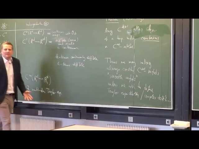 Lecture 4: Differentiable Manifolds (International Winter School on Gravity and Light 2015)