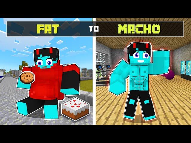 From FAT to MACHO Story in Minecraft!