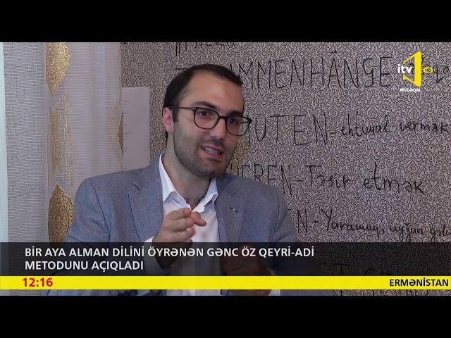 Bir aya alman dilini öyrənən gənc öz qeyri-adi metodunu açıqladı