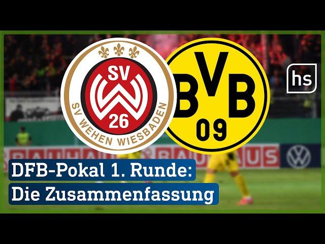 Alle Highlights: SV Wehen Wiesbaden - Borussia Dortmund | DFB-Pokal - 1. Runde | hessenschau