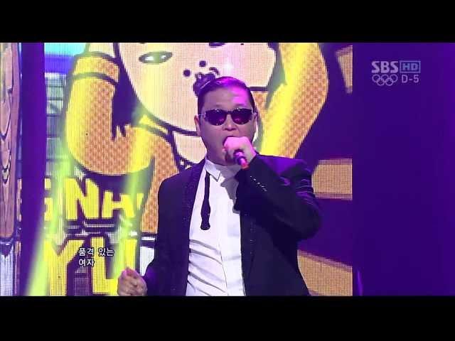 PSY_0722_SBS Inkigayo_GANGNAM STYLE (강남스타일)