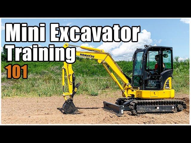 How to Operate a Mini-Excavator | Mini Excavator Controls