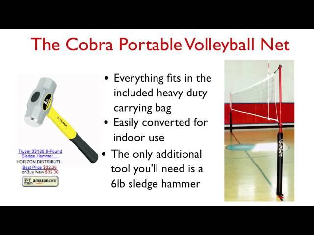 Portable Indoor/Outdoor Volleyball Nets - Cobra Sports International