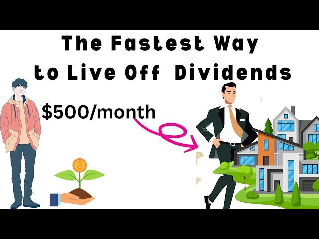 How Much $ Do You Need Invested To Live Off Dividends? #The Fastest Way to Live Off Dividends