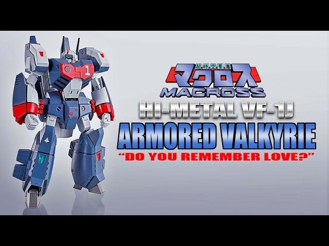 Bandai Hi-Metal VF-1J Armored Valkyrie DYRL robot figure review アーマードバルキリー