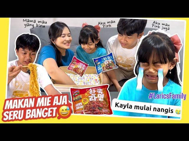  REVIEW: Larics & Kayla Rebutan Indomie Viral Sampai Nangis  #LaricsFamily