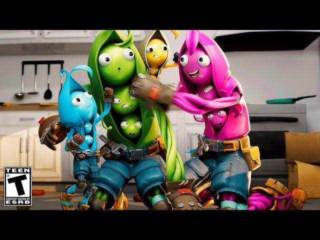 PEABODY and The MACHINIST's FAMILY LIFE.. Fortnite Movie