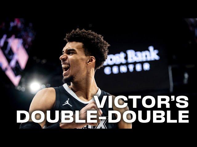 Wemby's DOUBLE-DOUBLE Vs LA Clippers