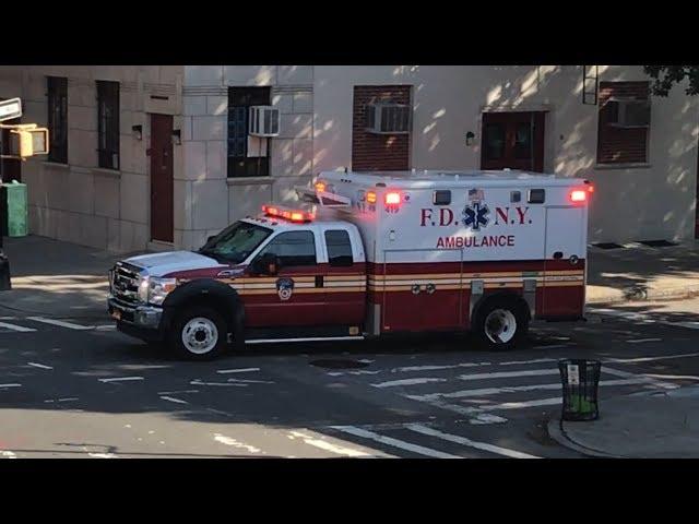 FDNY - EMS Ambulance Responding Urgently to Person in the Water