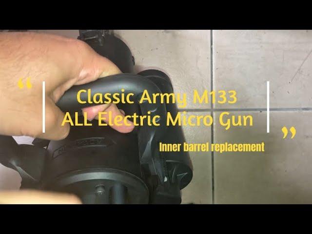 Classic Army M133 Micro Gun Barrel removal　M133 バレル分解