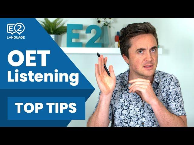 OET Listening Top Tips with Jay!