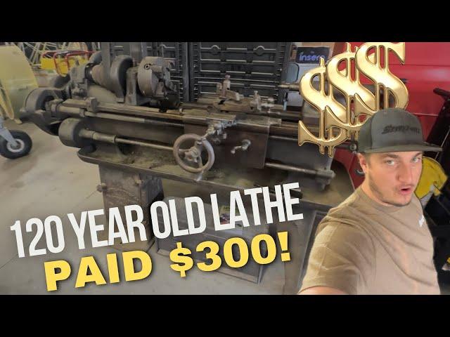 120 Year Old Metal Lathe