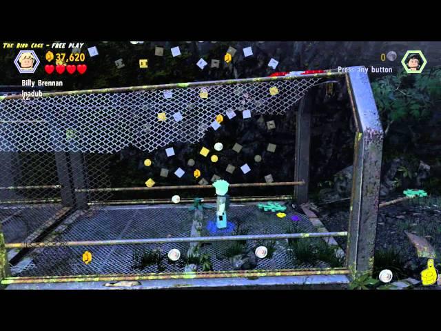 Lego Jurassic World: Level 15 The Bird Cage FREE PLAY (All Collectibles) - HTG