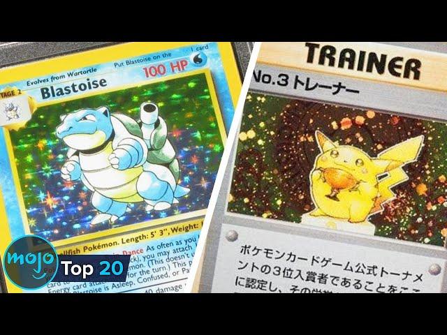 Top 20 Most Expensive Pokémon Cards