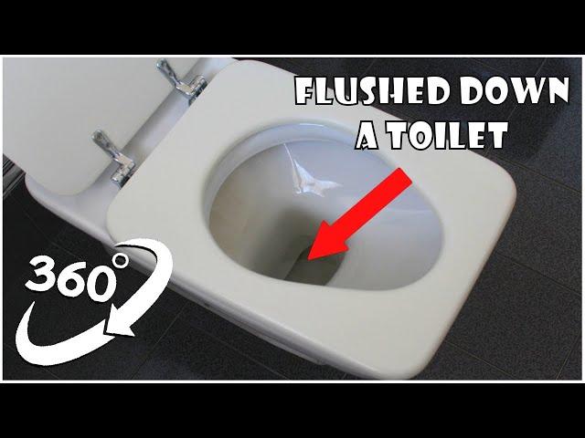 360 Video | Flushed Down A Toilet Version 6 | VR 4K