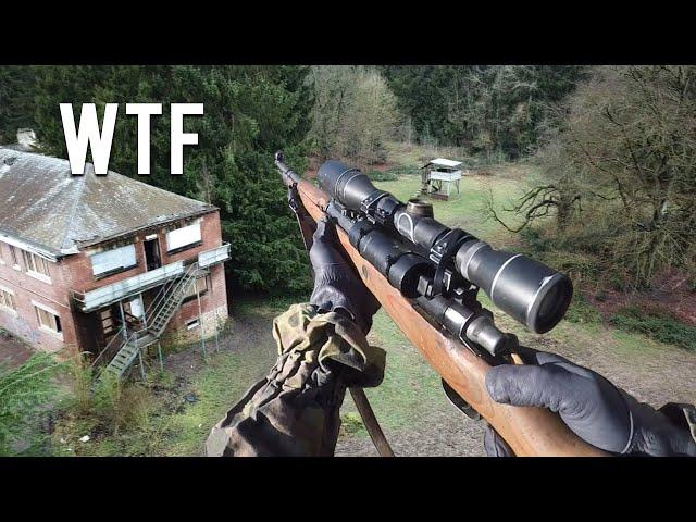 1942 German Made Kar98K Converted to Airsoft Gun - Counter Sniper Mission