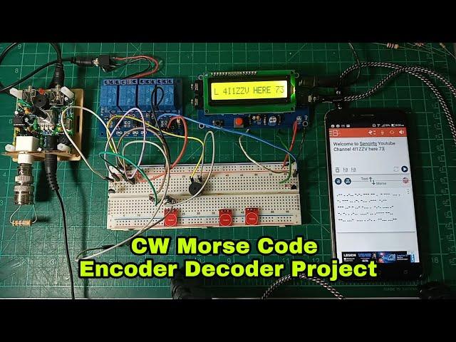 Part 1 | CW Morse Code Decoder Encoder non Arduino Based Project