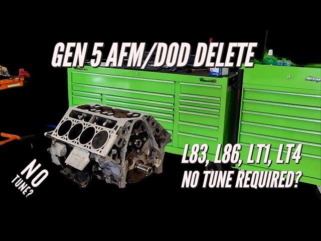 Gen 5 L83/L86 AFM/DOD Delete