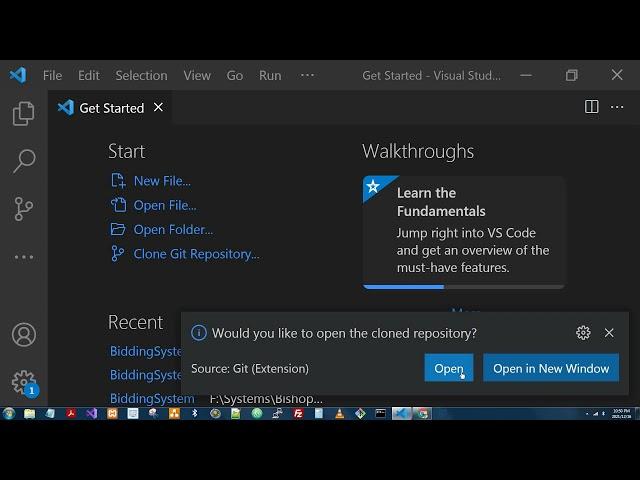 How To Clone a GitHub Repository using Visual Studio Code