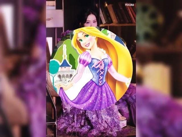 Disney Princess photo and black ping photo edit photo  ️