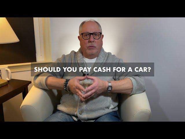 Should you pay cash for a car?