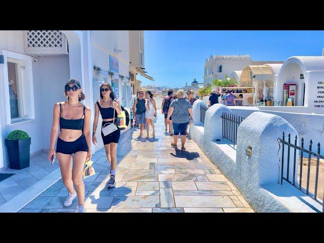 Santorini, Greece  - JULY 2024 - 4K HDR Walking Tour