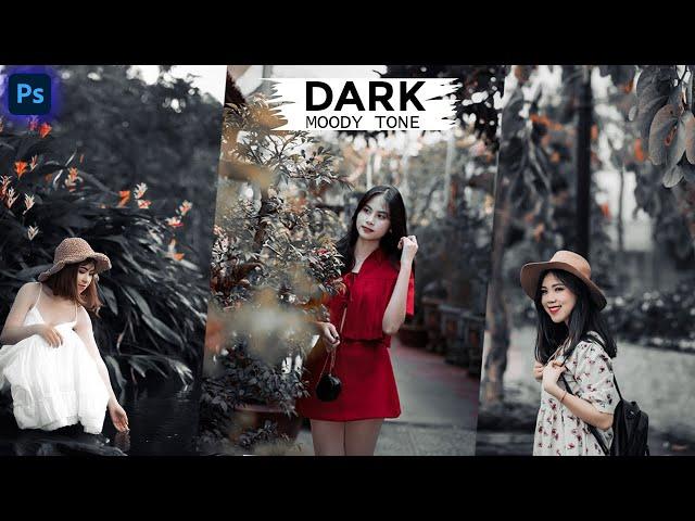 Photoshop Tutorial । Dark Moody Color Grading in Photoshop