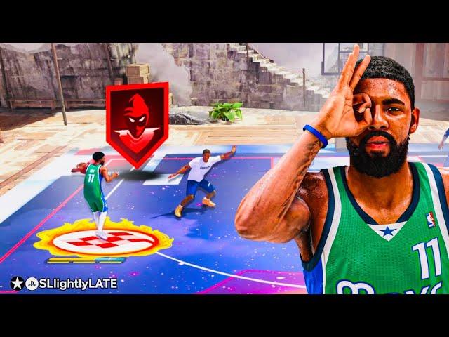 KYRIE IRVING 99 BALL HANDLE BUILD + FINESSE TAKEOVER is DANGEROUS on NBA 2K25