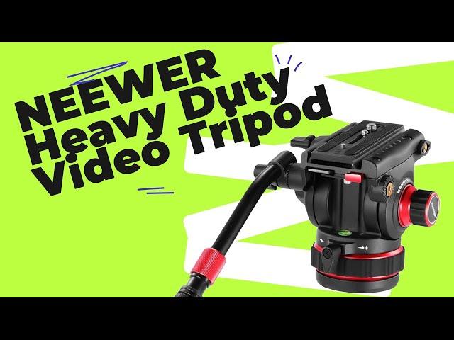 Best Fluid Head for Video? NEEWER Heavy Duty Tripod Head Review!