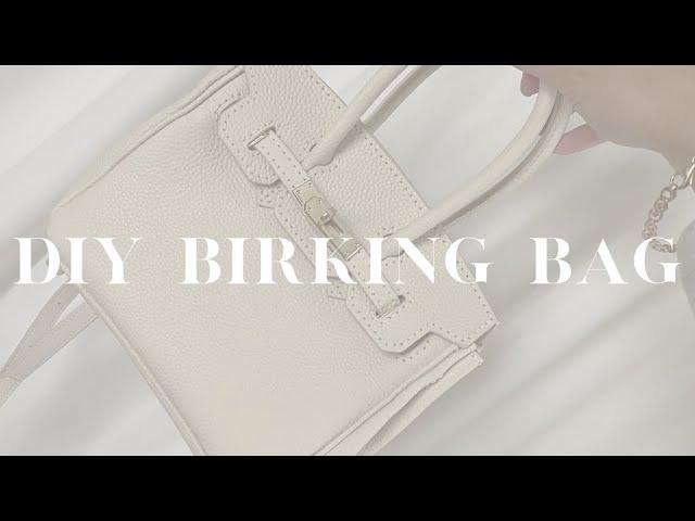 I made a Birkin?! DIY Handbag Kit for Designer Dupes!