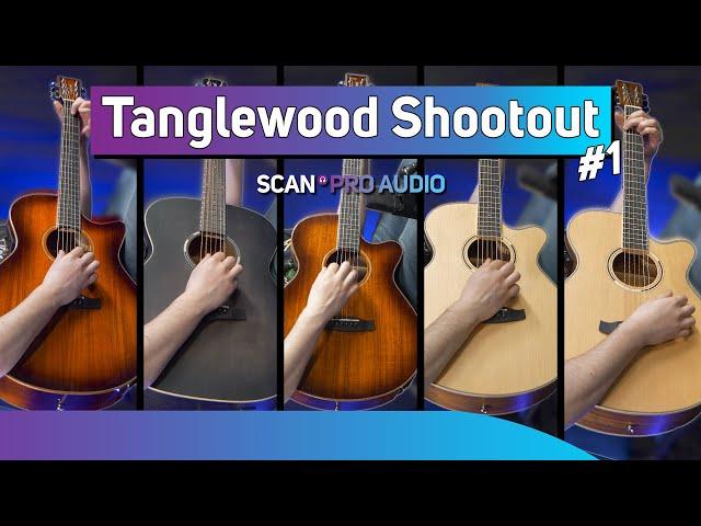 Tanglewood Acoustic Comparison #1 - No Talking, Just Playing - Demonstration