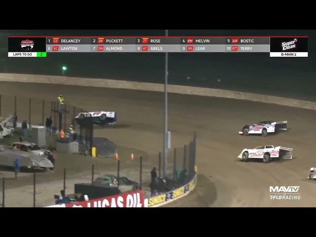 William Rose violent flip at Eldora during the Steel Block Late Model B-Main 2