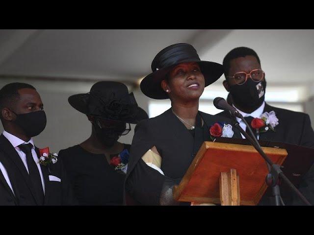 Haiti: Jovenel Moise's widow warns 'blood will not cease' at funeral