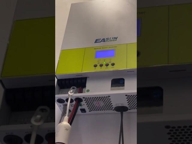 EASUN Solar Inverter & BMS remote control.  #easun #battery #solar #smartphone