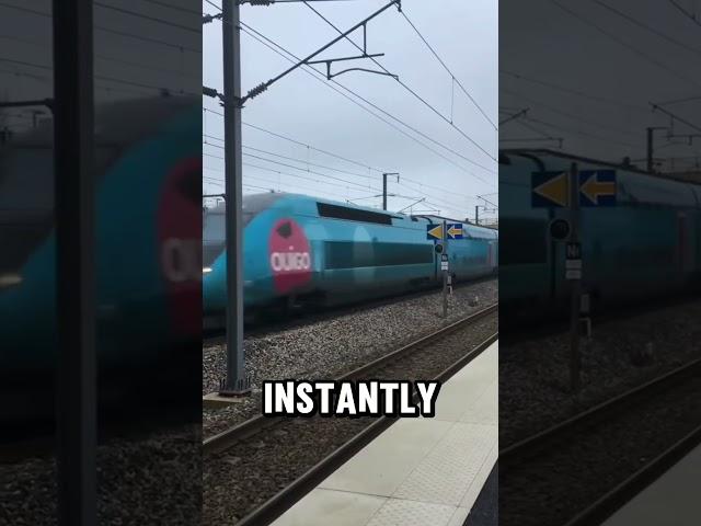 Why do trains spark while braking?