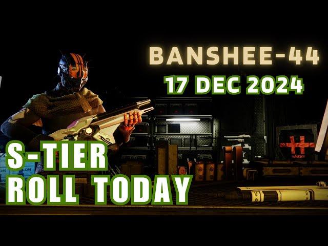 An S-Tier roll today - Banshee-44 Destiny 2 Gunsmith Official Weapon Inventory [Destiny 2]