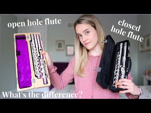 open hole vs closed hole flutes -  which one is right for you? | #flutelyfe w/ @katieflute + FCNY