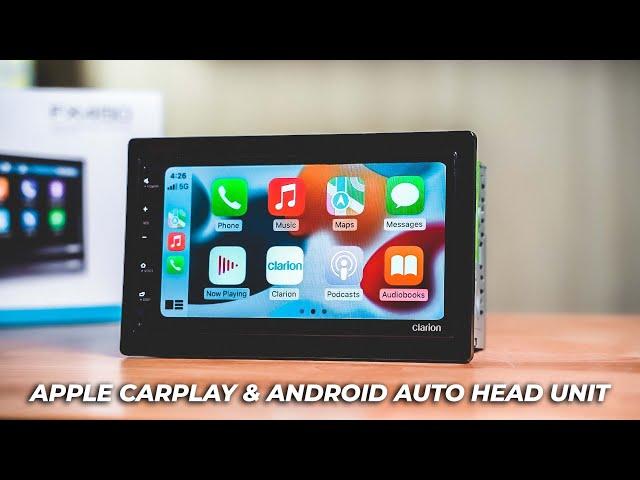 CLARION FX450 - Apple CarPlay & Android Auto Headunit | 6.8inch Touch Screen | Bluetooth| 13 Band EQ