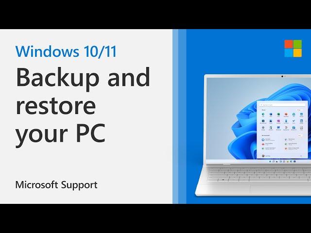 How to back up and restore your PC | Microsoft