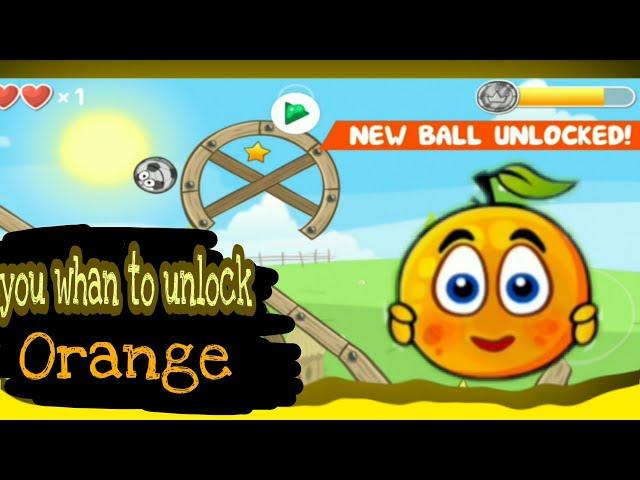 You want to unlock Orange Ball? #redball4 |How to do Unlock Orange Ball | Easy Method to unlock |